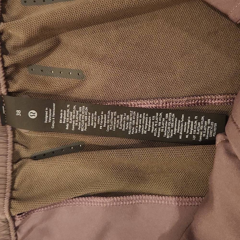 Lululemon Men Classic-Fit Hiking Pant 30" In Carob Brown Size 38 New No … - Picture 11 of 17